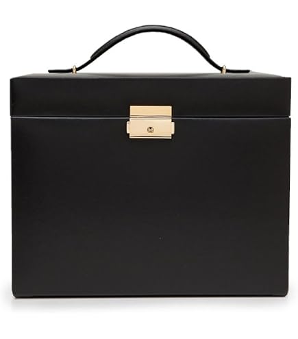 Amazon.com: WOLF Heritage Safe Deposit, Pewter Saffiano - Seven